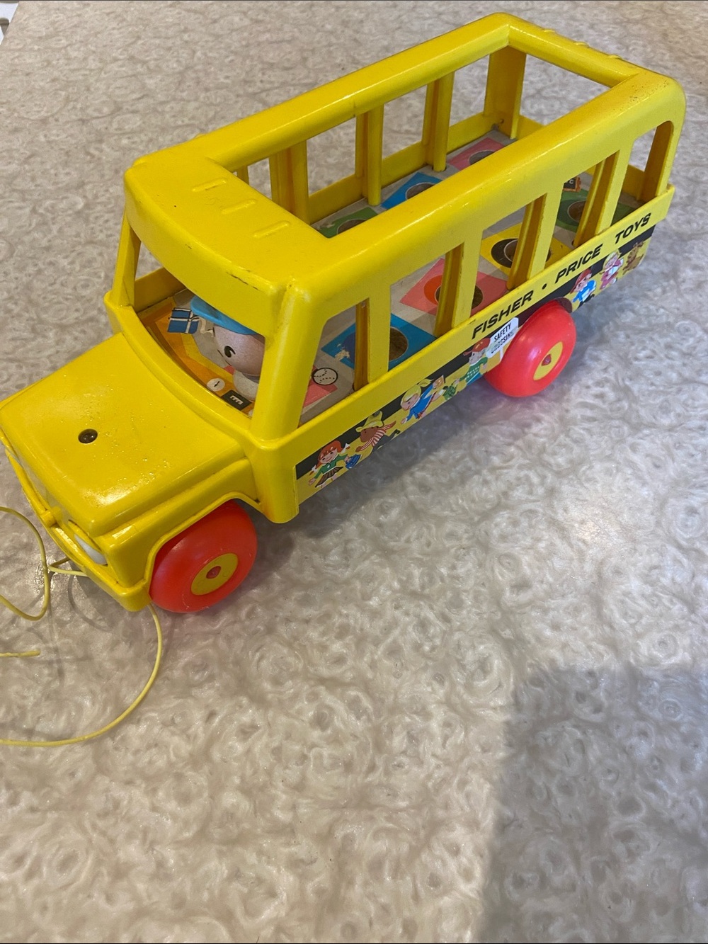 Vintage fisher-price school bus